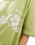 Billabong make it tropical t-shirt in green