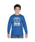 Фото #1 товара Big Boy's Word Art Long Sleeve T-shirt - Pug Life