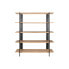 Shelves Home ESPRIT Black Metal Fir 160 x 42,5 x 190 cm