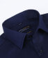 Фото #2 товара Men's Solid Slim Fit Wrinkle Free Stretch Long Sleeve Button Down Shirt