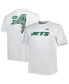 Фото #4 товара Men's White New York Jets Big and Tall Hometown Collection Hot Shot T-shirt