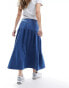 Nobody's Child Bamber full denim skirt in blue