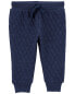 Baby Quilted Double Knit Joggers 6M
