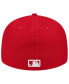 Фото #2 товара Men's Scarlet New York Mets Low Profile 59FIFTY Fitted Hat