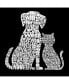 ფოტო #2 პროდუქტის Big Girl's Word Art T-shirt - Dogs and Cats