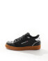 Reebok Club C Bulc trainers in black with gum sole