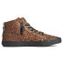 Фото #1 товара Sperry Rebecca Minkoff X Leopard High Top Sneaker Womens Brown Sneakers Casual S