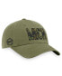 Фото #4 товара Men's Olive Michigan Wolverines OHT Military-Inspired Appreciation Unit Adjustable Hat
