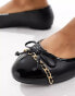 Фото #8 товара River Island wide fit ballet pump in black