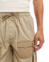 Jack & Jones ripstop cargo shorts in beige