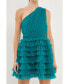 Фото #1 товара Women's Tiered Tulle Mini Dress