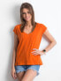 Фото #1 товара T-shirt-RV-TS-4839.55P-ciemny pomarańczowy