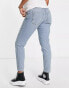 Topshop Maternity overbump Premium Original Mom jeans in bleach