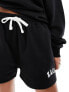 Kaiia motif sweat shorts co-ord in black