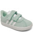 Фото #1 товара Toddler Girls VL Court 3.0 Fastening Strap Casual Sneakers from Finish Line