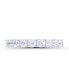 ფოტო #1 პროდუქტის Cubic Zirconia and Blue Spinel Round and Baguette Eternity Ring