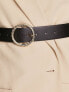 Фото #7 товара ASOS DESIGN gold twist buckle waist and hip jeans belt