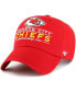 Фото #2 товара Men's Red Kansas City Chiefs Vernon Clean Up Adjustable Hat