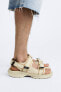 Technical chunky sole sandals