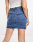 Фото #2 товара New Look Y2K belted mini skirt in blue