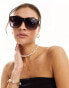 Фото #1 товара New Look square sunglasses in black