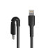 StarTech.com 3 foot (1m) Durable Black USB-C to Lightning Cable - Heavy Duty Rugged Aramid Fiber USB Type C to Lightning Charger/Sync Power Cord - Apple MFi Certified iPad/iPhone 12 - Black - USB C - Lightning - 1 m - Male - Male