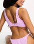 Фото #4 товара Peek & Beau Fuller Bust Exclusive underwire bikini top in lilac