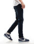 Фото #3 товара Polo Ralph Lauren Parkside straight fit icon logo back pocket jeans in dark wash