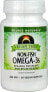Фото #1 товара Source Naturals Vegan True Omega-3s Омега 3 из водорослей  для здоровья сердца и мозга 300 мг 30 веганских капсул