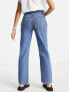 Фото #3 товара ASOS DESIGN Petite 90's straight jeans in mid blue