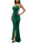 Juniors' Sweetheart-Neckline Corset Gown