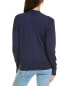 Фото #2 товара Forte Cashmere Surplice Cashmere-Blend Pullover Women's