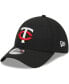 Фото #2 товара Men's Black Minnesota Twins Logo 39THIRTY Flex Hat