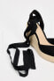 Фото #5 товара Туфли на каблуке ZARA Contrasting tied - для женщин