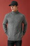 Mock Neck Mealy Sweater