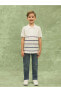 Фото #2 товара LCW Kids Polo Yaka Çizgili Kısa Kollu Erkek Çocuk Tişört