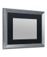 Trademark Fine Art Heavy Duty Silver Frame with Black Mat - 16" x 20"