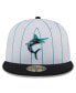 Men's White Miami Marlins 2024 Batting Practice 59FIFTY Fitted Hat