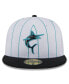 ფოტო #4 პროდუქტის Men's White Miami Marlins 2024 Batting Practice 59FIFTY Fitted Hat