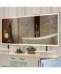 Oversized LED Bathroom Mirror with 3 Color Modes