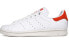 adidas originals StanSmith 复古休闲 低帮 板鞋 男女同款 白橙 / Кроссовки Adidas originals StanSmith BD8023