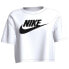 ფოტო #3 პროდუქტის NIKE Sportswear Essential Icon Futura Crop short sleeve T-shirt