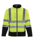 ფოტო #1 პროდუქტის Men's High Visibility Softshell Safety Jacket with Reflective Tape