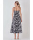 Фото #2 товара Women's Printed Cotton Maxi Dress