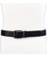 Men's Plaque Buckle Reversible Stretch Belt