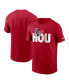 Фото #1 товара Men's Red Houston Texans Local Essential T-shirt
