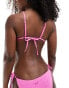 Фото #4 товара Nike Swimming Retro Flow terry bikini top in playful pink