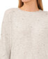Фото #3 товара Women's Rhinestone Embellished Crewneck Sweater