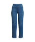 Фото #1 товара Women's Starfish High Rise Knit Denim Straight Crop Jeans
