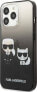 Karl Lagerfeld Karl Lagerfeld KLHCP13LTGKCK iPhone 13 Pro / 13 6,1" hardcase czarny/black Gradient Ikonik Karl & Choupette